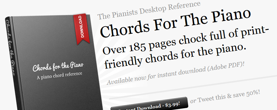 Piano chords design